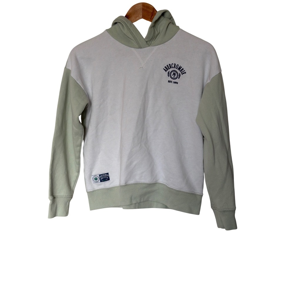 Abercrombie Kids Hoodie Colorblock Pullover Hooded Sweatshirt Size 13 14